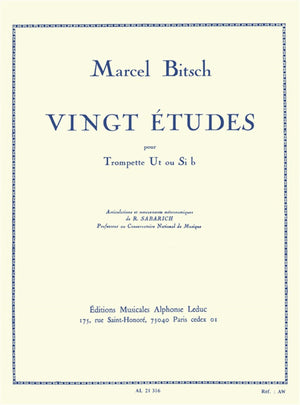 Bitsch: 20 Études for Trumpet
