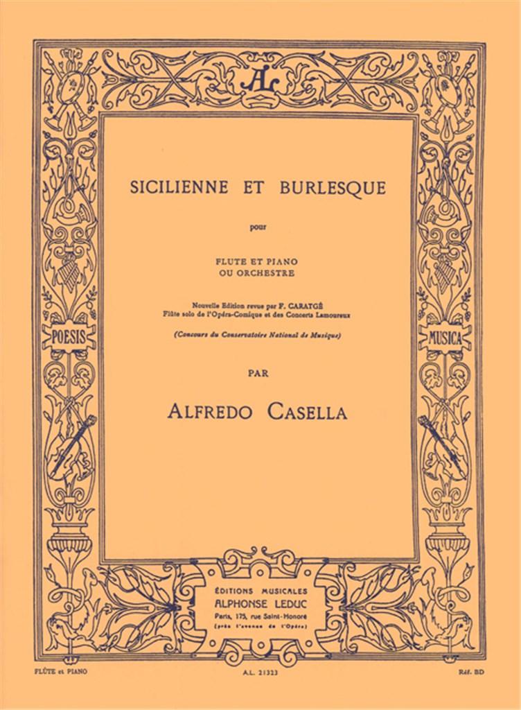 Casella: Sicilienne et burlesque, Op. 23