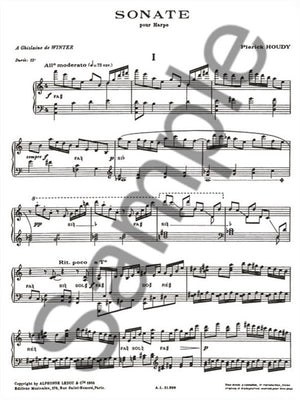 Houdy: Sonata for Harp