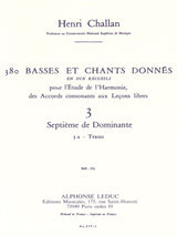 Challan: Basses et Chants Donnés - 3a (Septiéme de dominante)