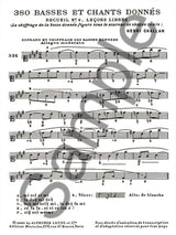 Challan: Basses et Chants Donnés - 9b (Basses sur l'ensemble des notes étrangères)