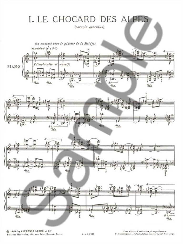 Messiaen: Catalogue d'oiseaux - Volume 1