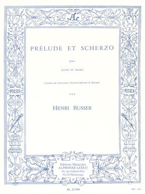 Busser: Prélude and Scherzo, Op. 35