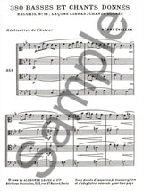 Challan: Basses et Chants Donnés - 10c (Chants sur l'ensemble des notes étrangères)