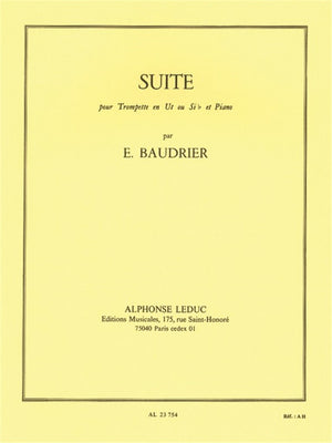 Baudrier: Suite for Trumpet & Piano