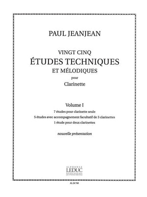 Jeanjean: Technical & Melodic Etudes - Volume 1 (Nos. 1-13)