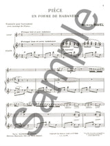 Ravel: Pièce en forme de habanera (arr. for flute)