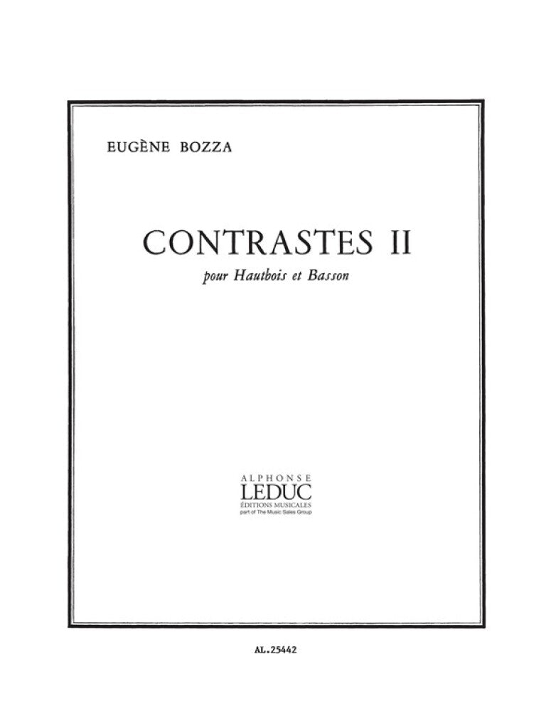 Bozza: Contrastes II