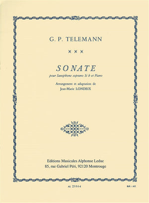 Telemann: Sonata in A Minor, TWV 41:a3 (arr. for sax & piano)