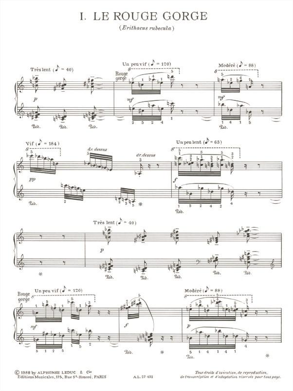 Messiaen: Petites Esquisses D'oiseaux