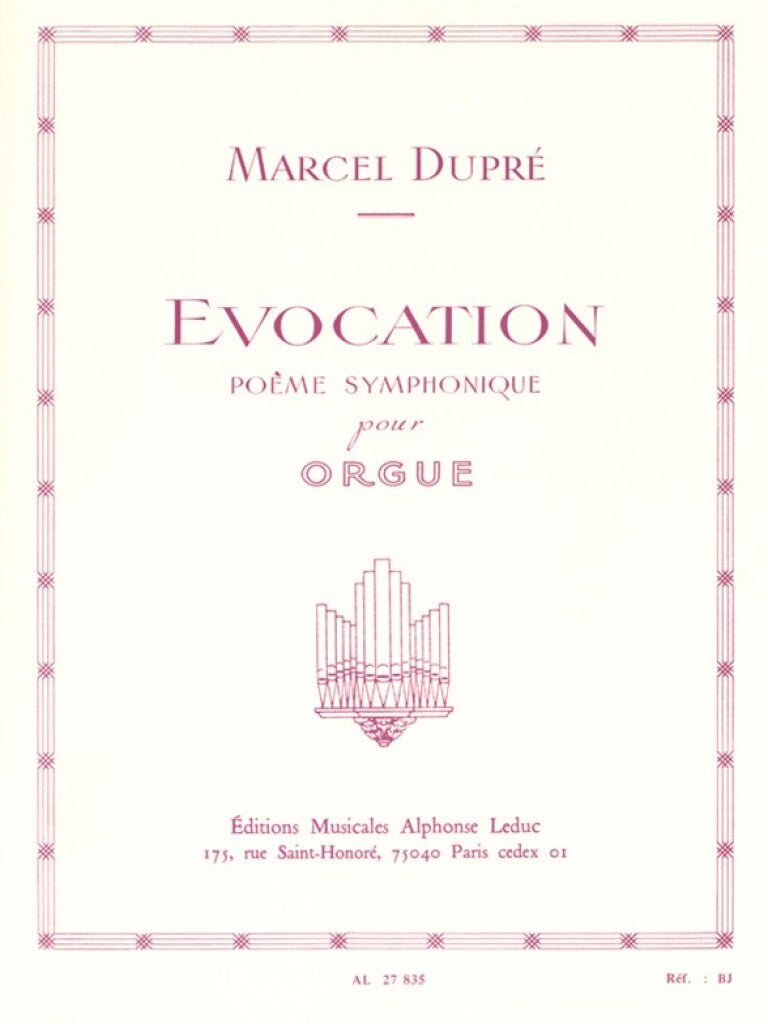 Dupré: Evocation, Op. 37