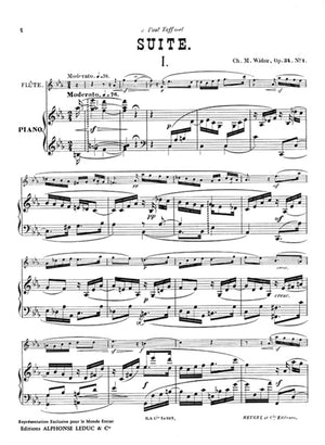 Widor: Suite for Flute and Piano, Op. 34