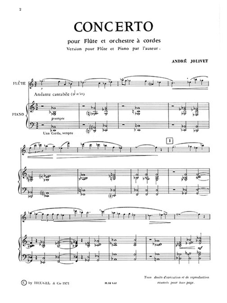 Jolivet: Flute Concerto