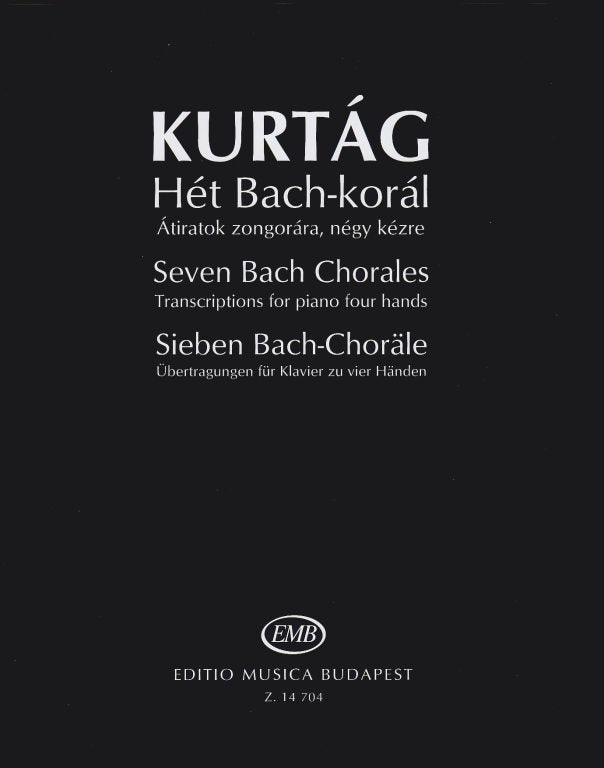 Kurtág: 7 Bach Chorales (arr. for piano 4-hands)
