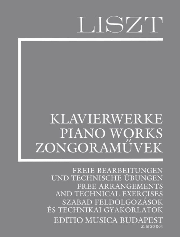 Liszt: Free Arrangements and Technical Exercises