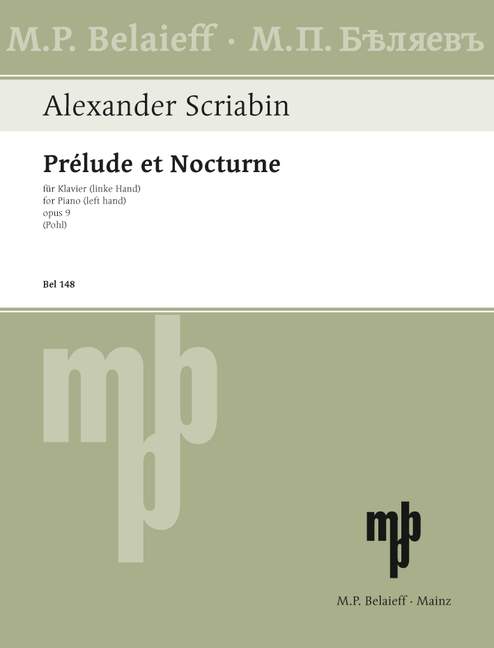 Scriabin: Prélude et Nocturne, Op. 9