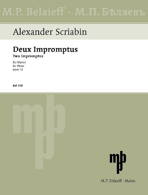 Scriabin: 2 Impromptus, Op. 12