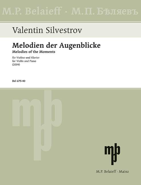 Silvestrov: Melodies of the Moments - Cycle IV