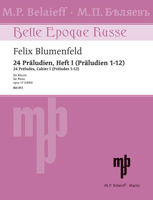 Blumenfeld: 2 Fantasy Etudes, Op. 25, and 2 Etudes, Op. 29