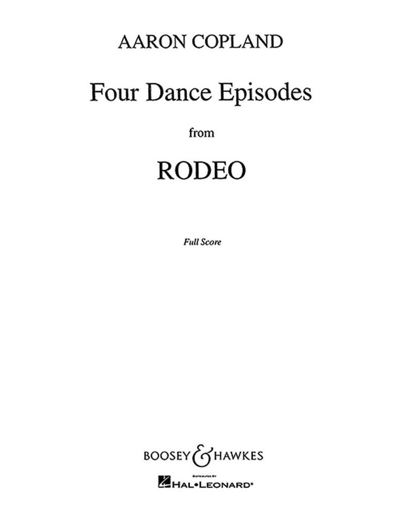 Copland: Four Dance Episodes from Rodeo