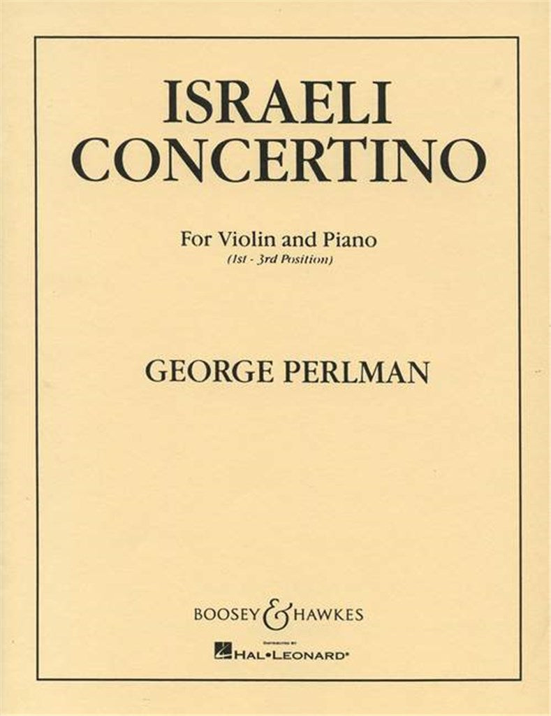 Perlman: Israeli Concertino
