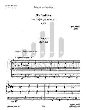 Bédard: Sinfonietta