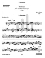 Bédard: Sonata No. 1 for Alto Saxophone and Organ