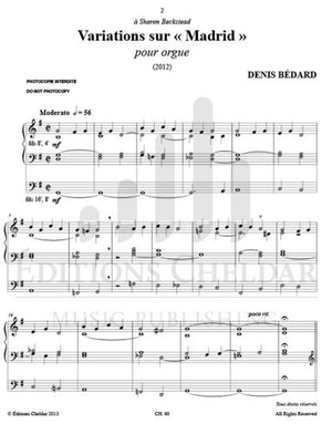 Bédard: Variations on "Madrid"