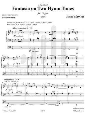 Bédard: Fantasia on 2 Hymn Tunes