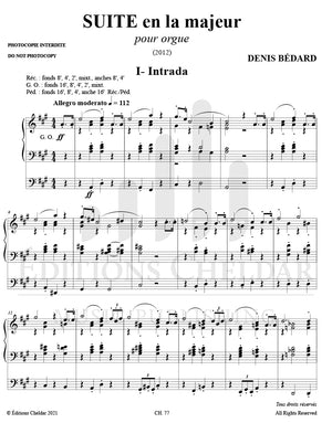 Bédard: Suite in A Major