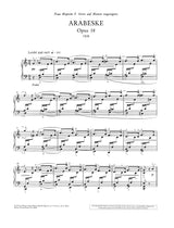Schumann: Arabesque, Op. 18 and Flower Piece (Blumenstück), Op. 19