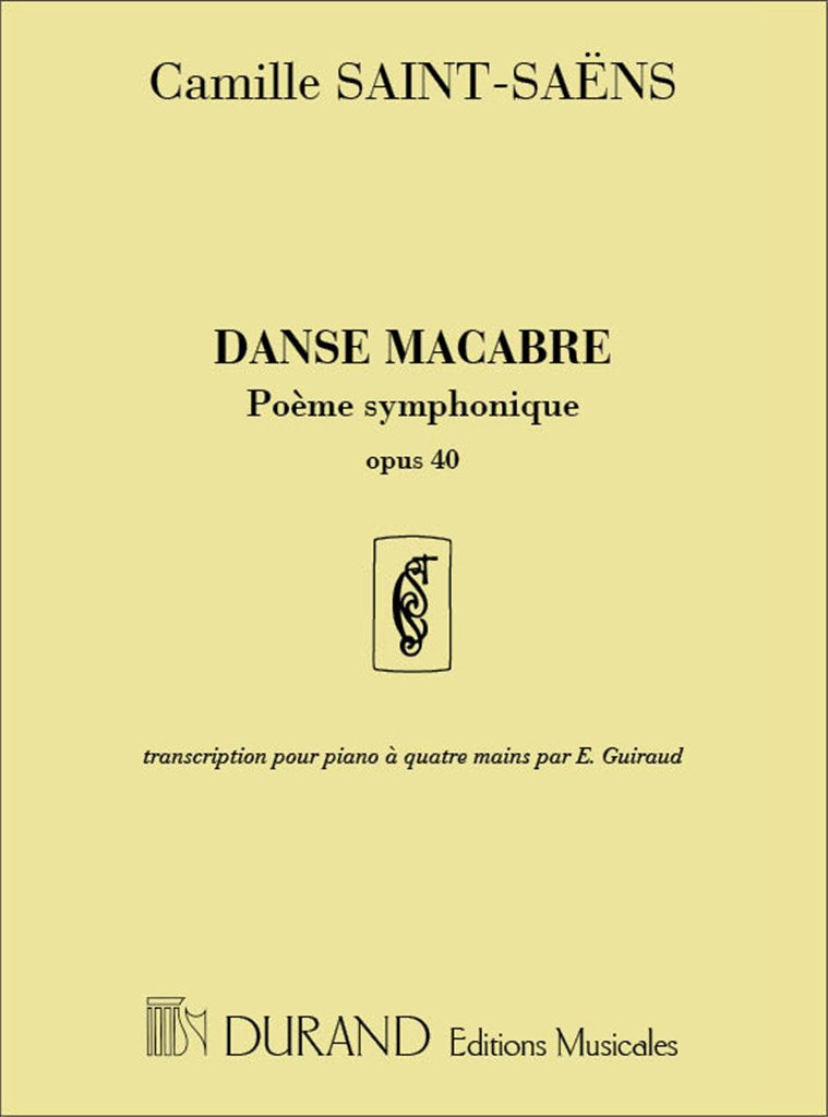 Saint-Saëns: Danse Macabre, Op. 40 (arr. for piano 4-hands)