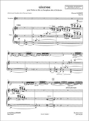 Schmitt: Légende, Op. 66