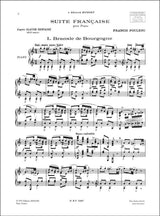 Poulenc: Suite française (arr. for piano)