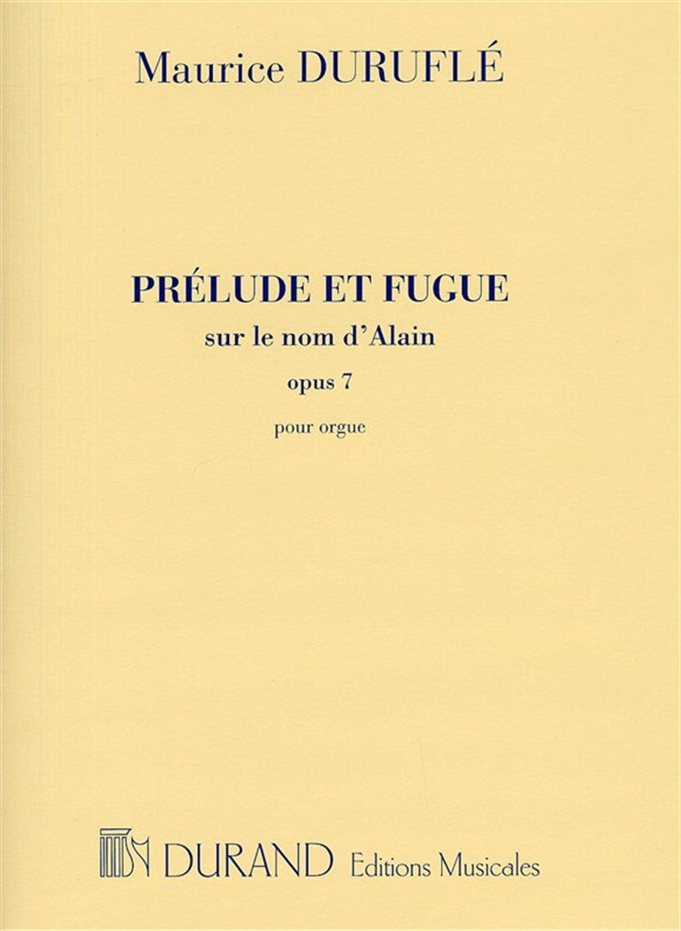 Duruflé: Prelude and Fugue, Op. 7