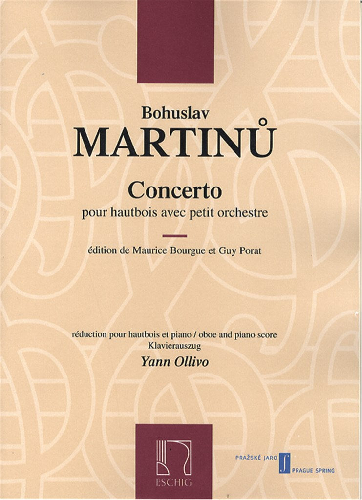 Martinů: Oboe Concerto