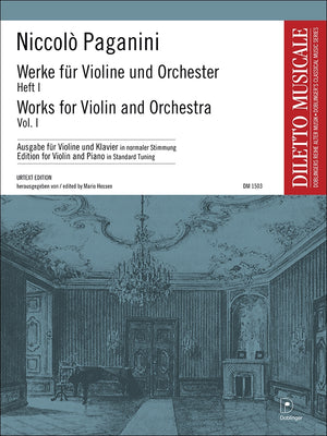 Paganini: Works for Violin and Orchestra - Volume 1