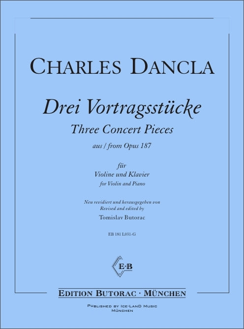 Dancla: 3 Concert Pieces from Op. 187