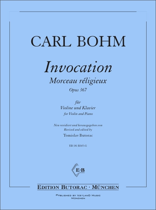 Bohm: Invocation, Op. 367