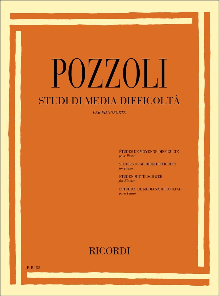 Pozzoli: Piano Studies of Medium Difficulty
