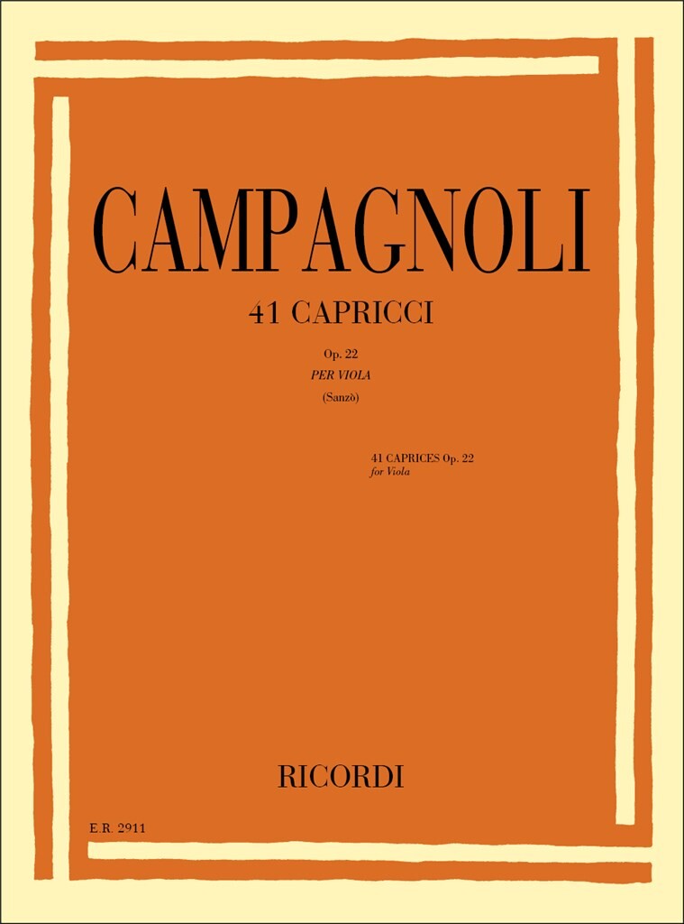 Campagnoli: 41 Caprices, Op. 22