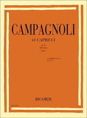Campagnoli: 41 Caprices, Op. 22