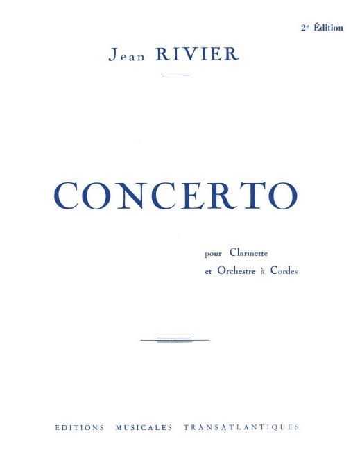 Rivier: Clarinet Concerto