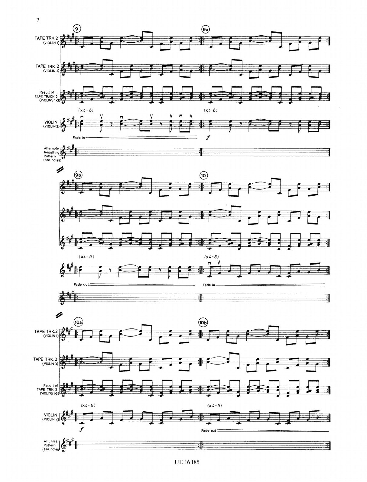Reich: Violin Phase