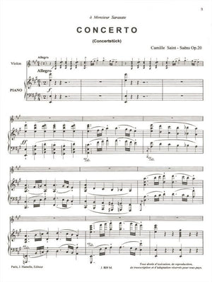 Saint-Saëns: Violin Concerto No. 1, Op. 20