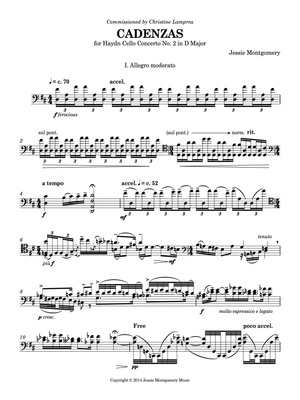 Montgomery: Cadenzas for the Haydn Cello Concerto No. 2 in D Major
