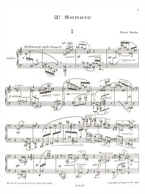Boulez: Piano Sonata No. 2