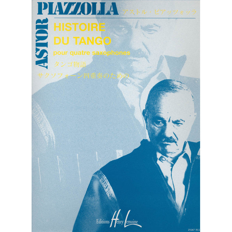 Piazzolla: Histoire du tango (for saxophone quartet)