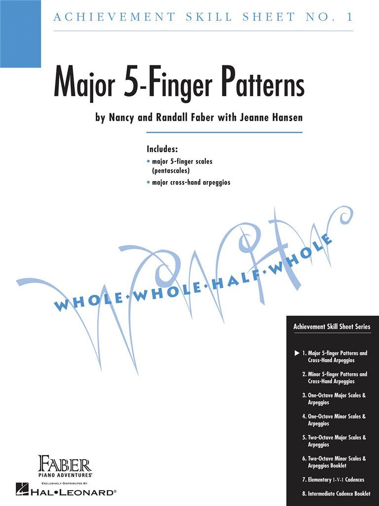Achievement Skill Sheet No. 1 - Major 5-Finger Patterns