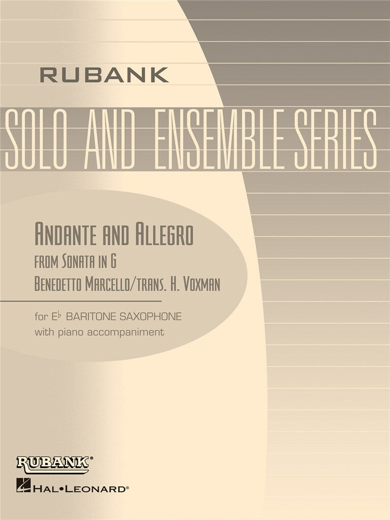 Marcello: Andante and Allegro from Sonata No. 6 in G Major